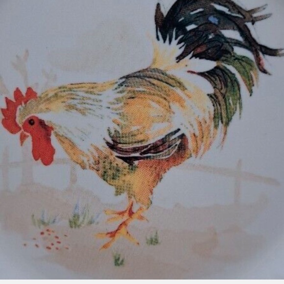 Lenox Butler’s Pantry 9” Luncheon Plate set of 10, with Golden Rooster - Picture 4 of 5